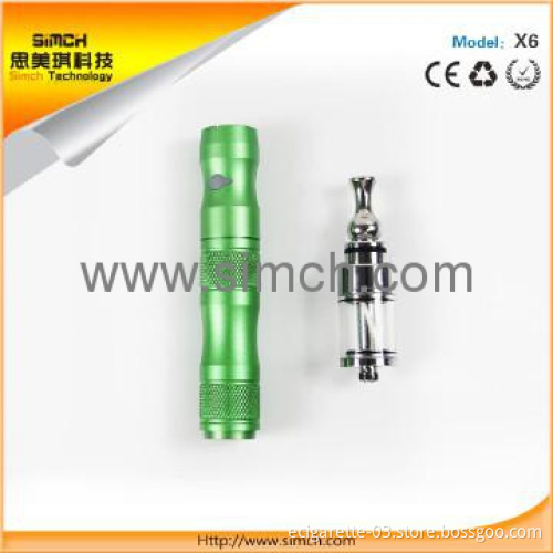 Newest design electronic cigarette X6 with huge capacity